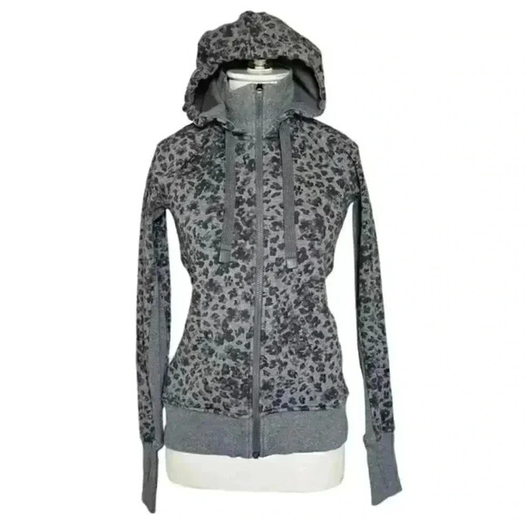 Athleta Triumph Hooded Zip up Jacket Gray Size XXS - Picture 1 of 9